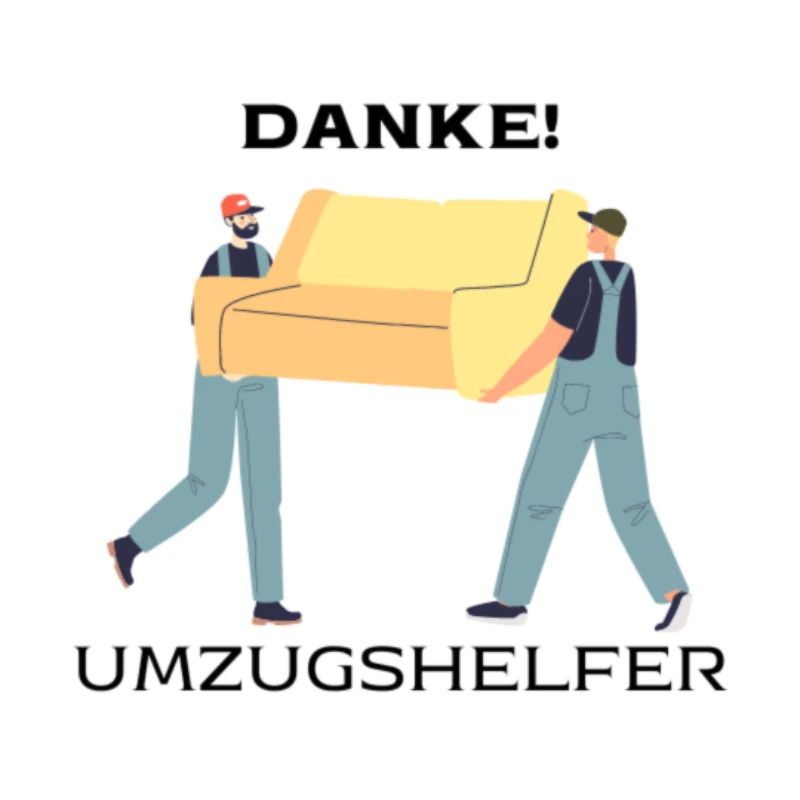 Umzug - Helfer - Danke