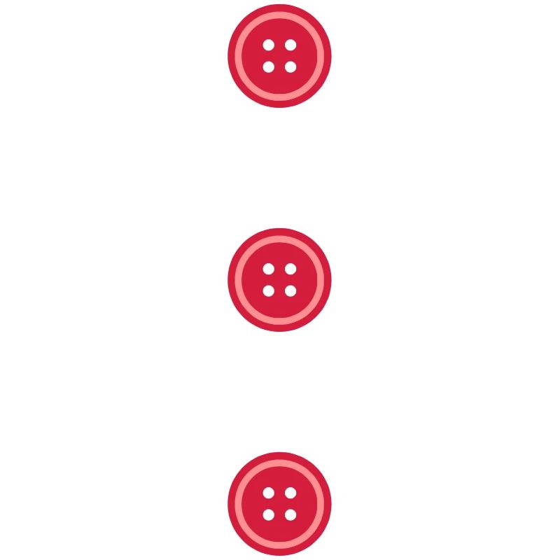 Button row consisting of three buttons