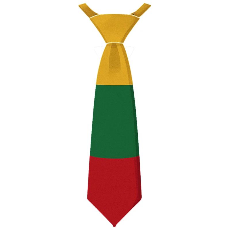 Lithuania Tie – Flaggendesign