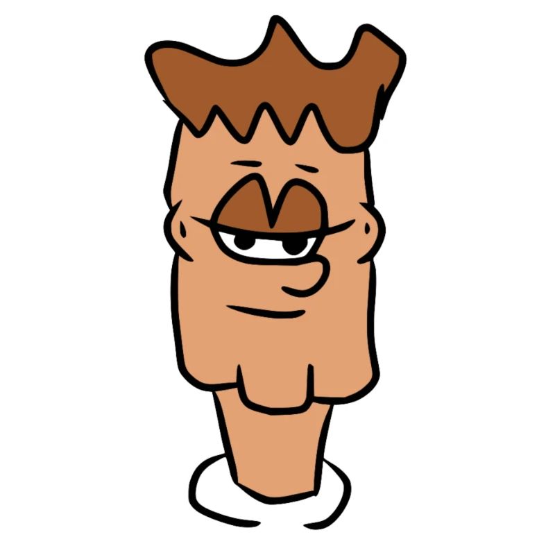 Bunter Comic Kopf
