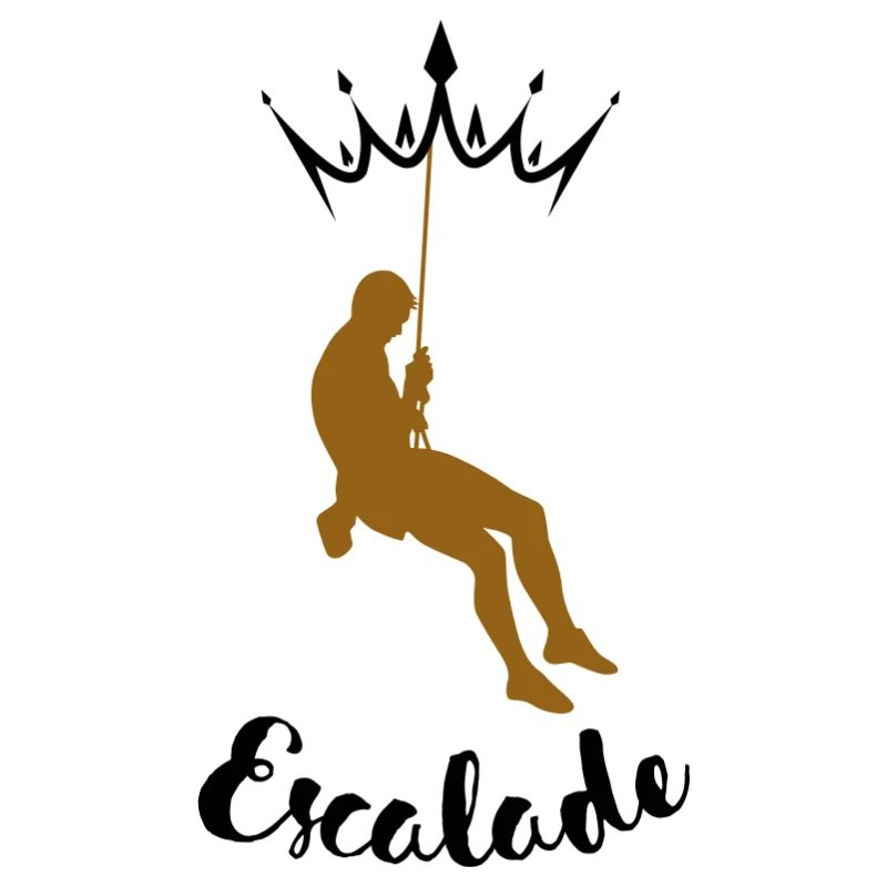 Schwebender Kletterer