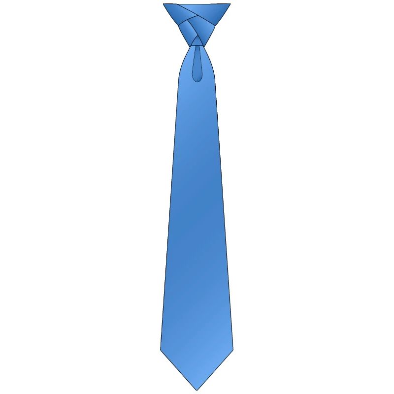 Eldregde Krawatte blau