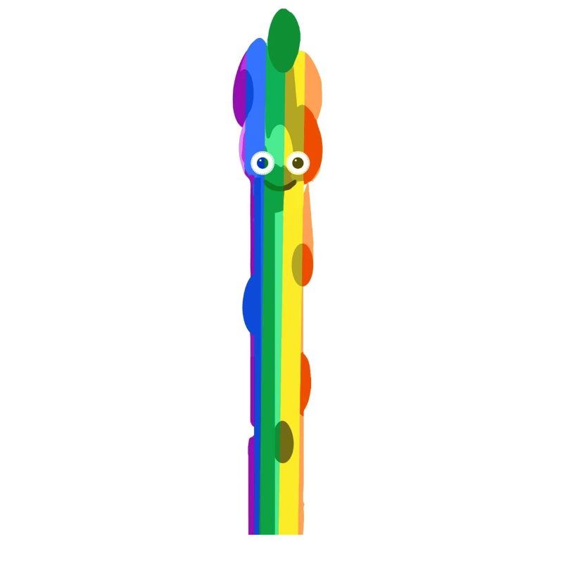bunter spargel,lgbt,spargel,regenbogen