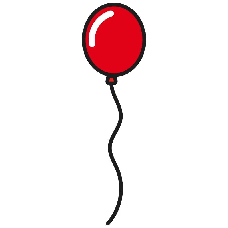 Roter Luftballon Geschenkidee