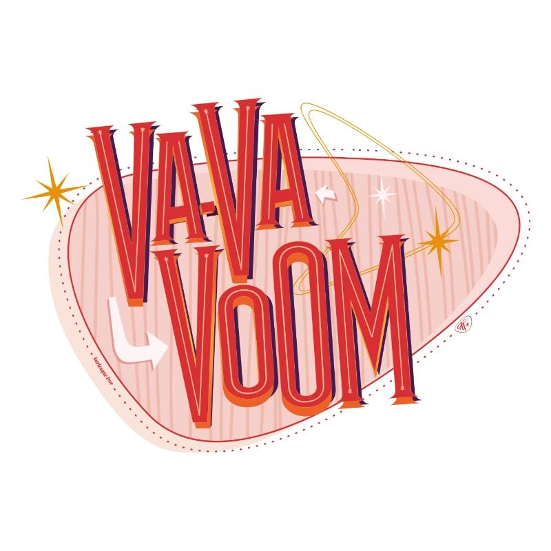 ✰ VaVaVoom on white