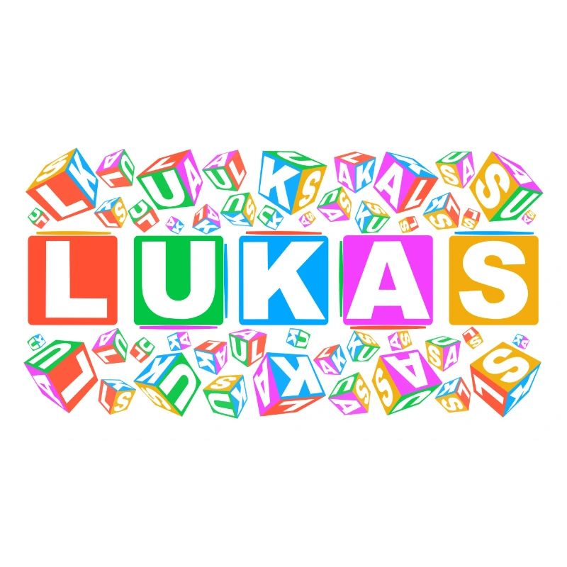 LUKAS colourful cubes