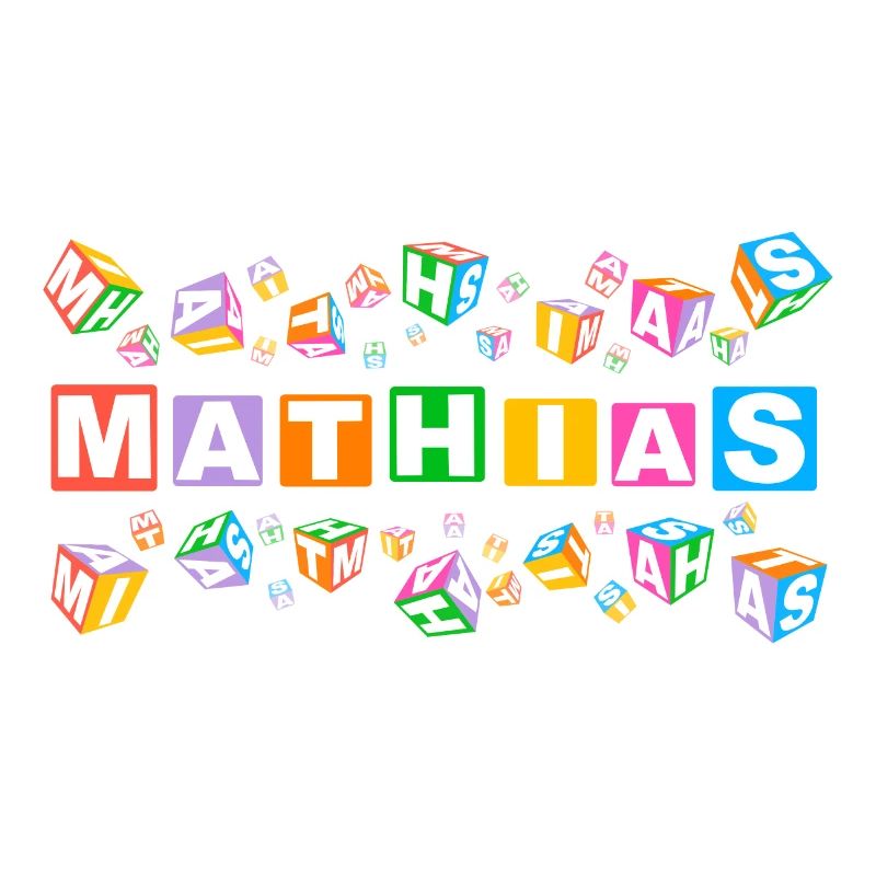 MATHIAS colourful cubes