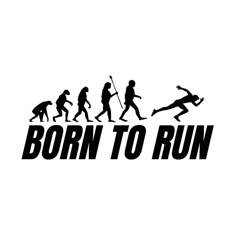Evolution Born to Run Running Race Sprint Sport