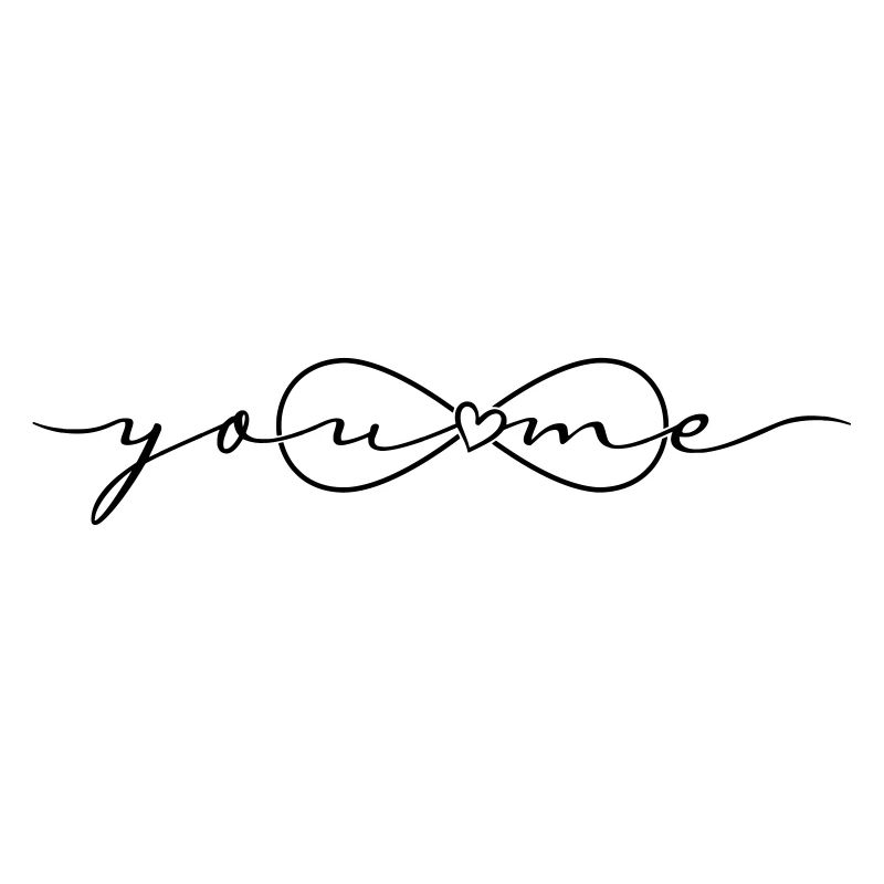 Infinity symbol you and me Infinity