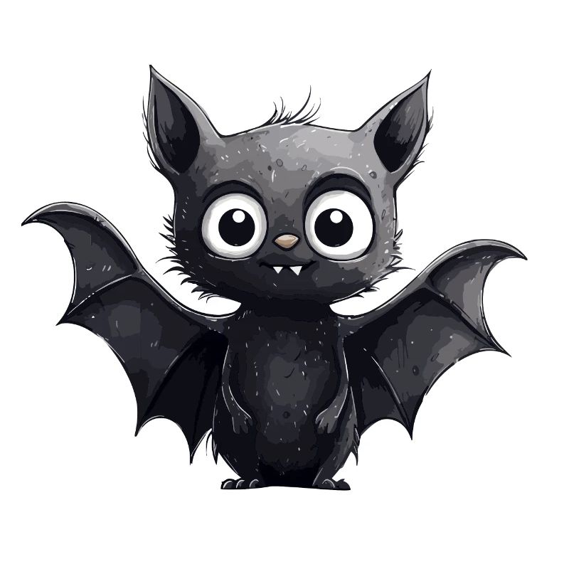Lustiges Fledermaus Design