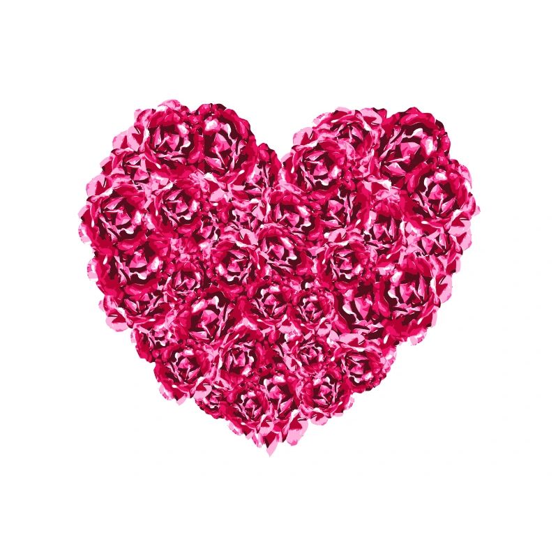 Pinkes Rosen Herz