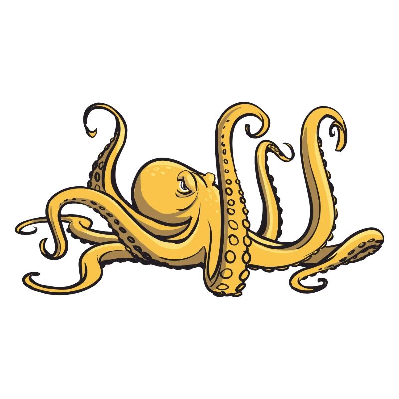 I like octopus - eight tentacles - squid