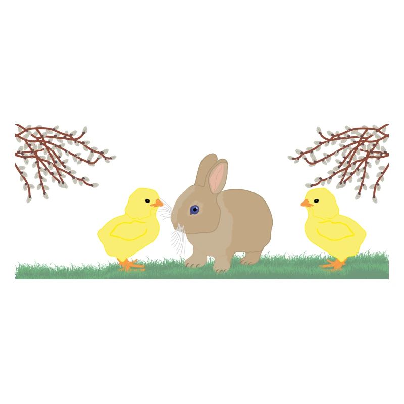 Rabbit Chicks, Kitten Willow, Easter