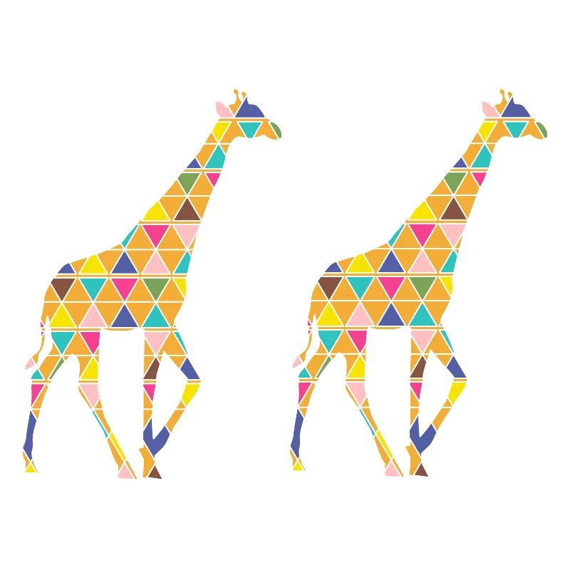 grafische Giraffe