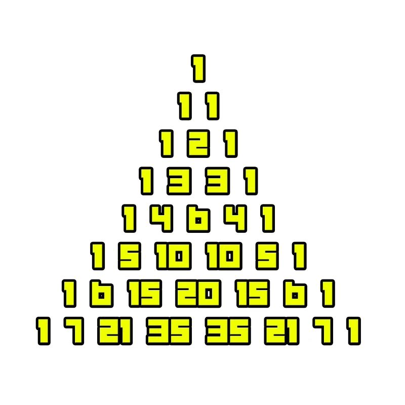 Le triangle de Pascal