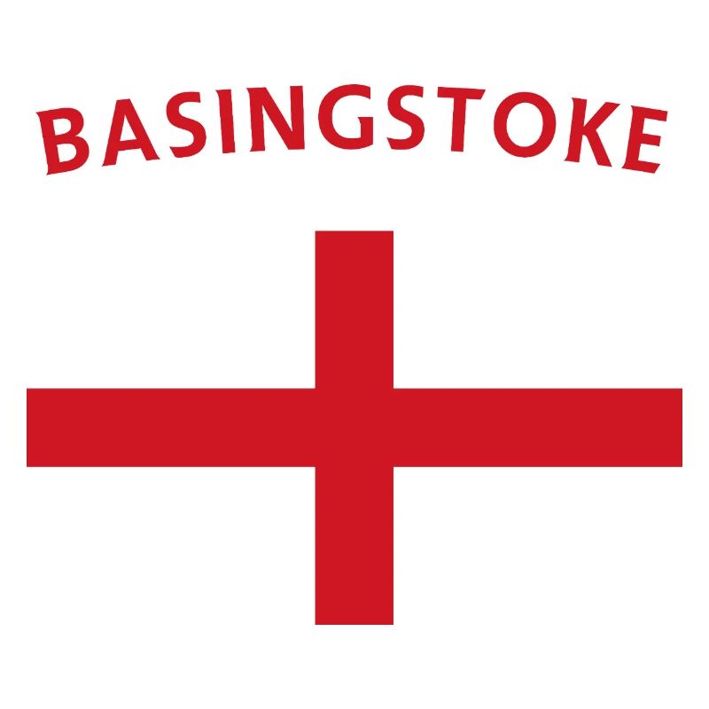 Basingstoke Emblem Retro Abzeichen