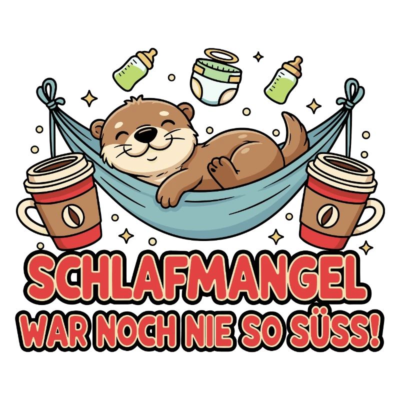 Schlafengel Otter in Hängematte