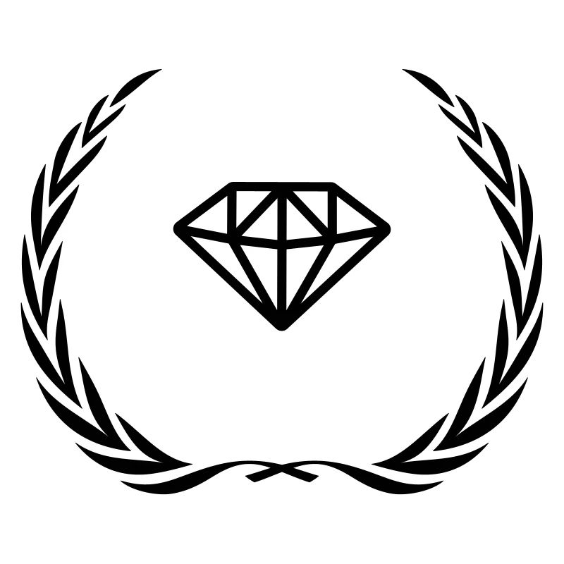 Diamant Symbol Kranz