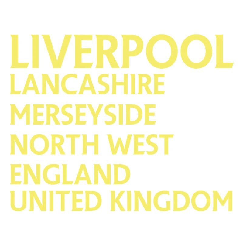 Liverpool – England Textdesign
