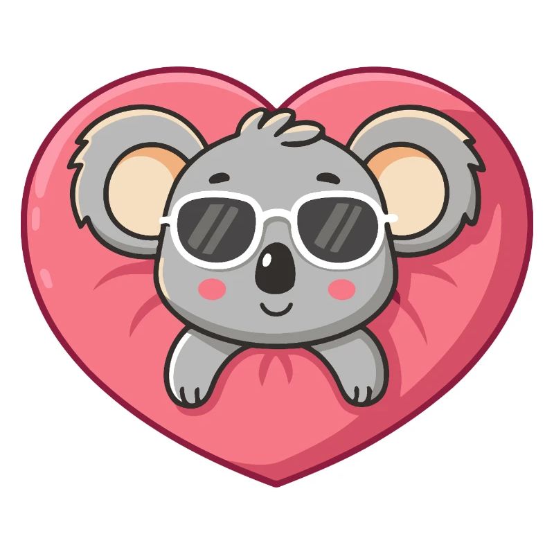 Koala Heart Glam-Sonnenbrille Cool
