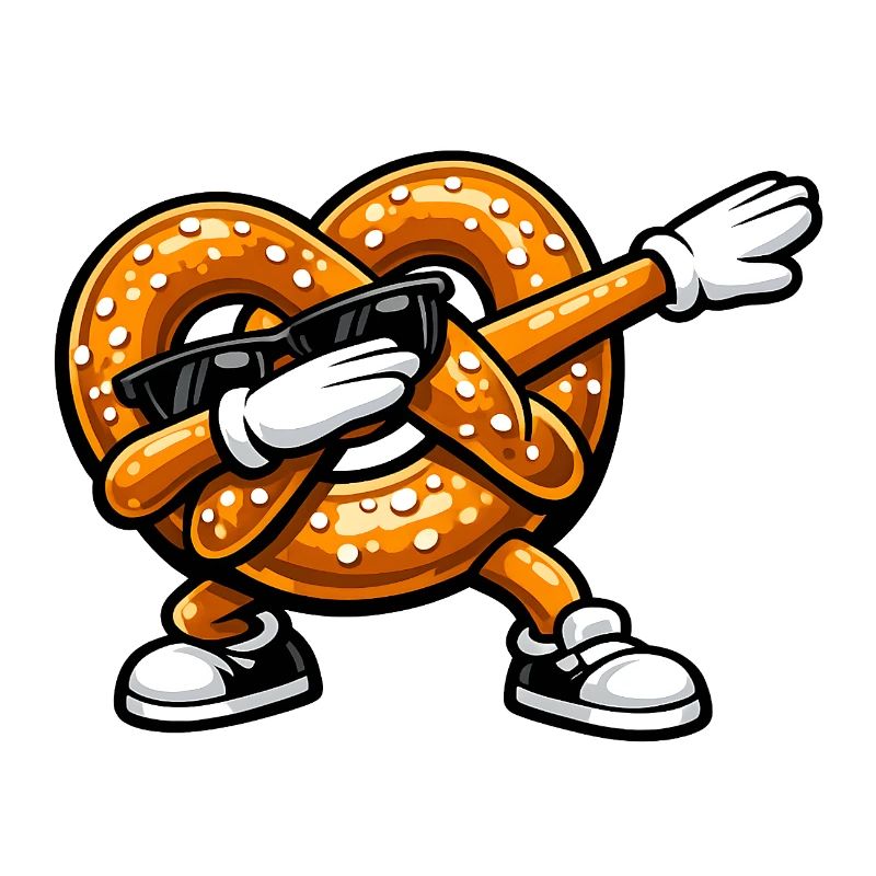 Dabbing Brezel