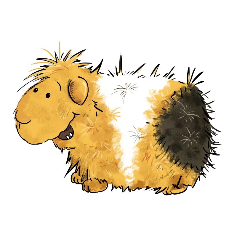 Wirbeliges Meerschweinchen Comic