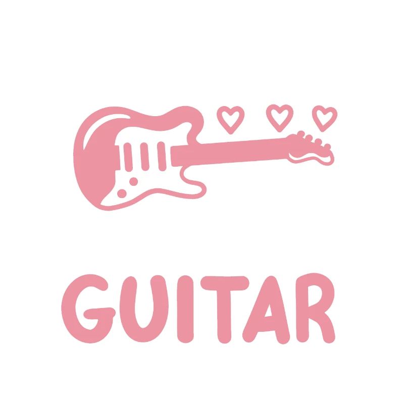Gitarre Gitarristin