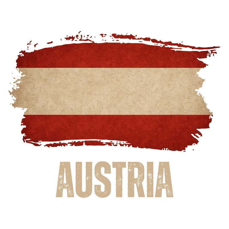 Austrian grunge flag, Austrian pride