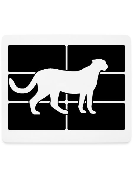 Gepard Raster Silhouette