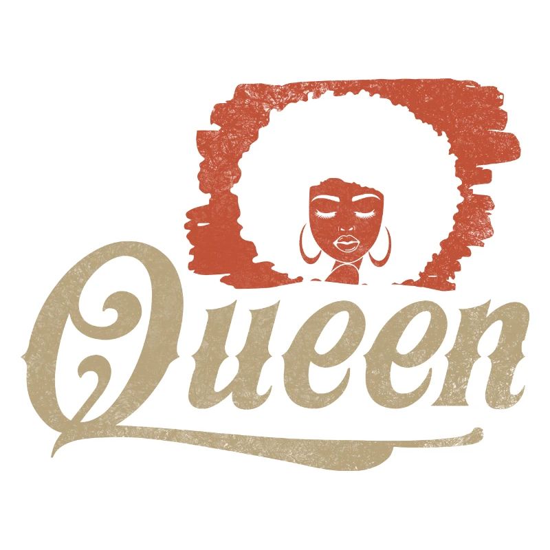 Queen Afro Silhouette
