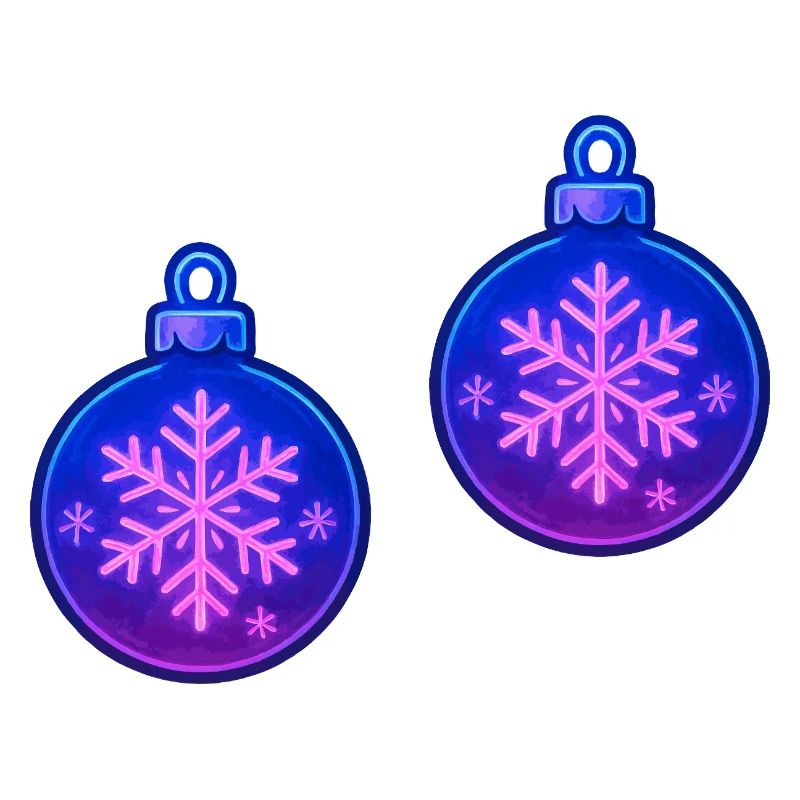 Weihnachtskugel Schneeflocke Ornament