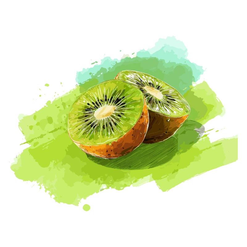 Kiwi Aquarell Spritzer