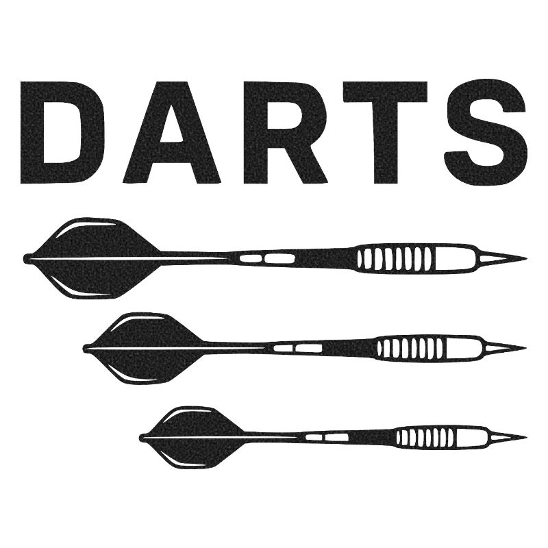Darts Silhouetten Darts Trio