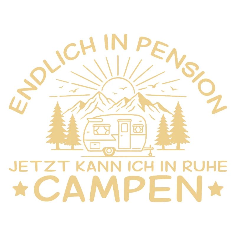 Pension Wohnwagen Camping Ruhestand