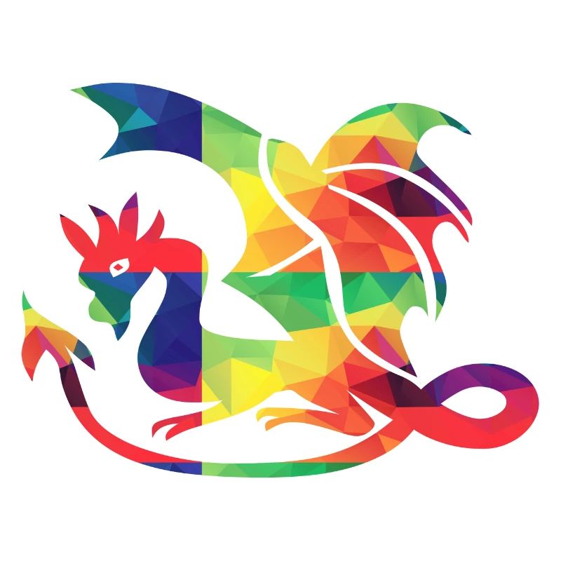 Bunter Drache