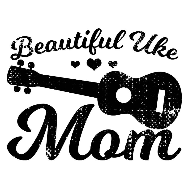 Schöne Ukulele Mama
