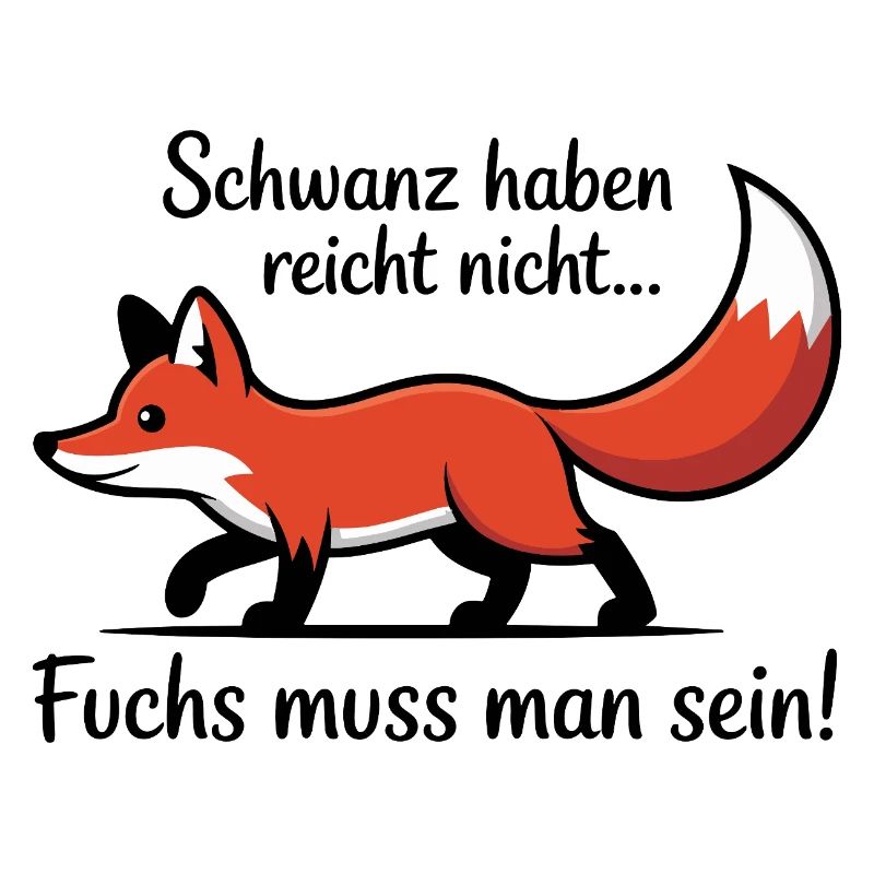 Roter Fuchs Cartoon-Illustration