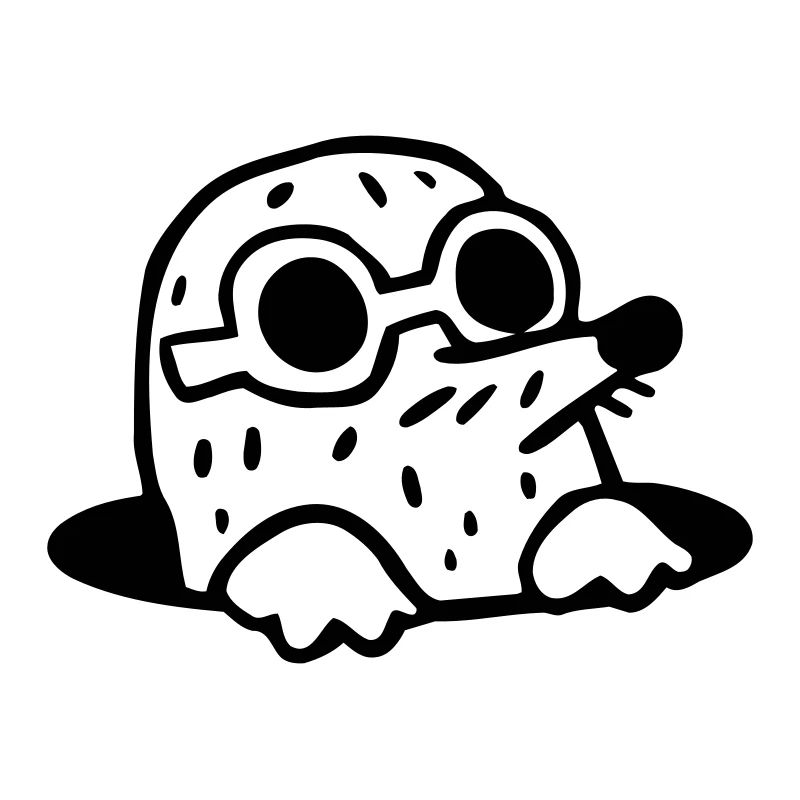 cooler Maulwurf