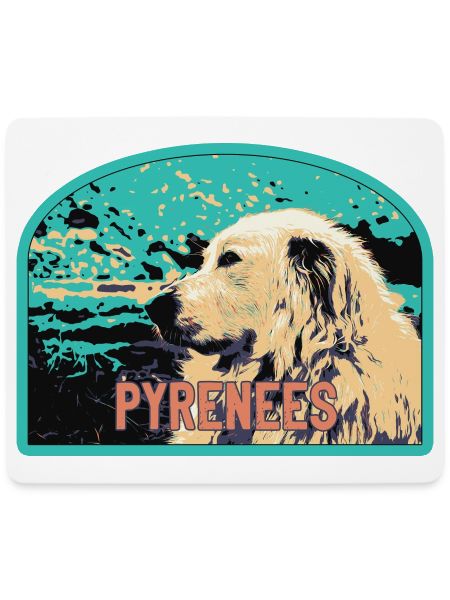 Pyrenäen-Schäferhund-Aufnäher: Berggefährte