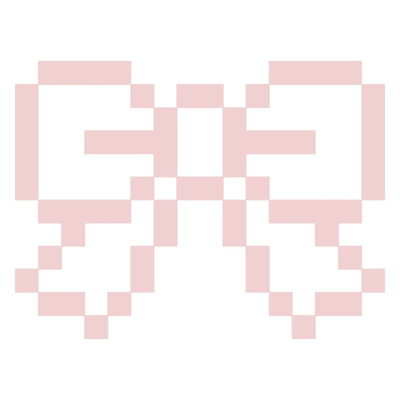 Pink Pixel Bow