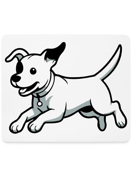 Verspielter Hund-Cartoon