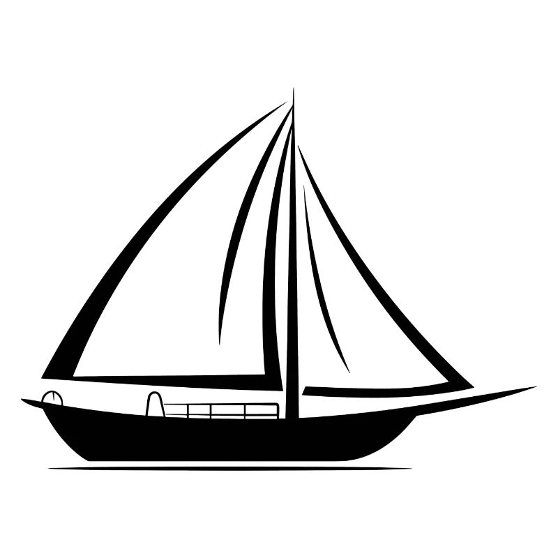 Segelboot Zeichnung