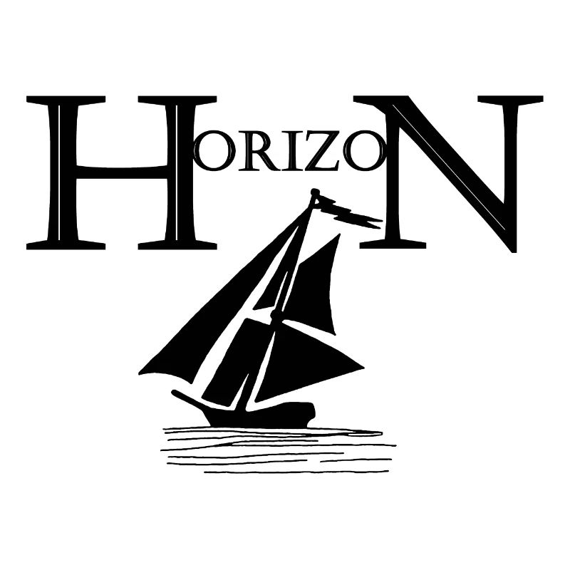 Segelboot am Horizont