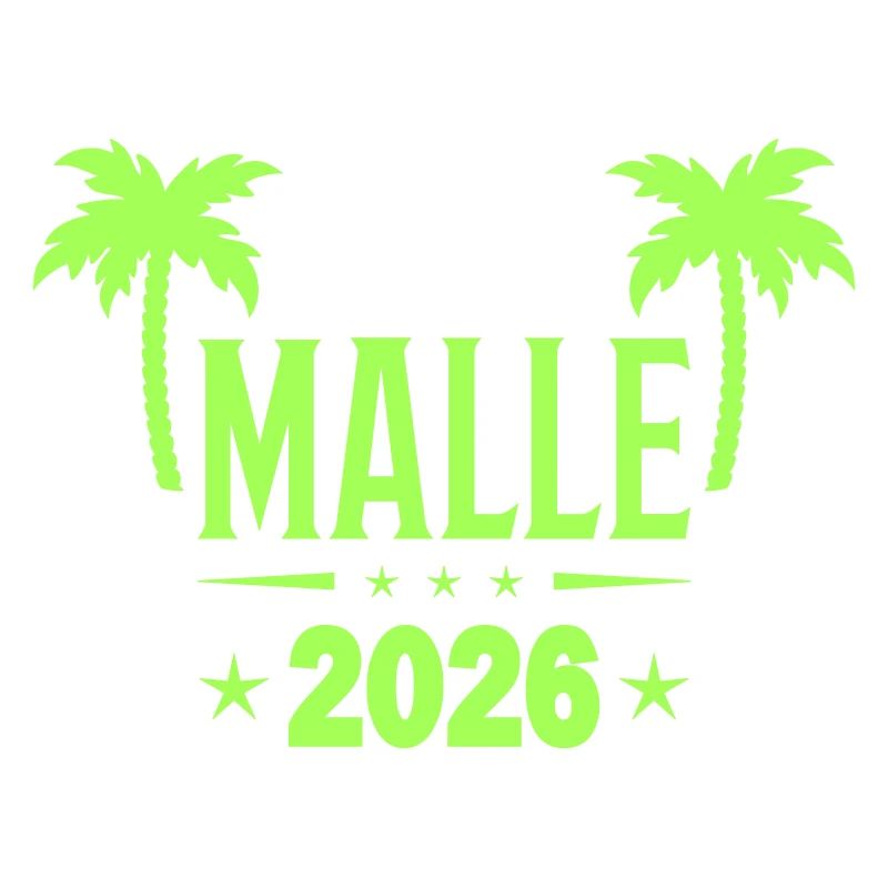 Malle 2026 Palmen Neon