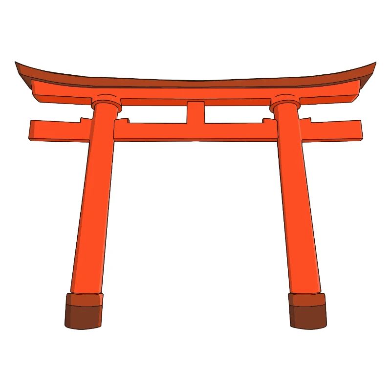 Lebendiges Torii-Tor