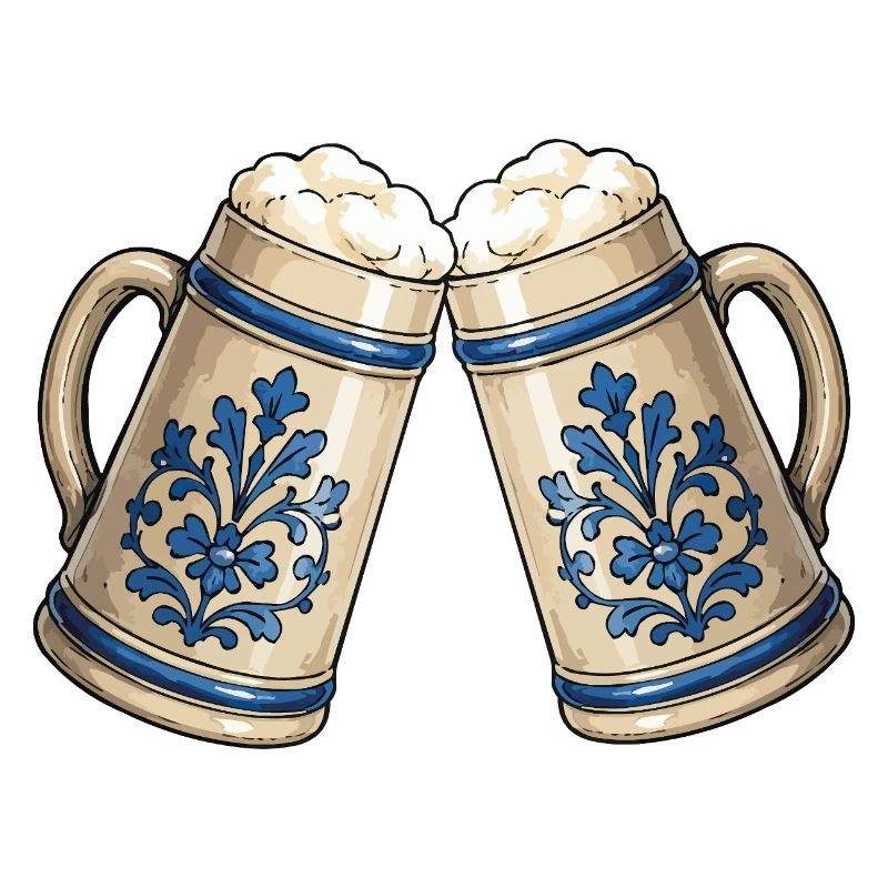 Bier Bierkrüge Ornament