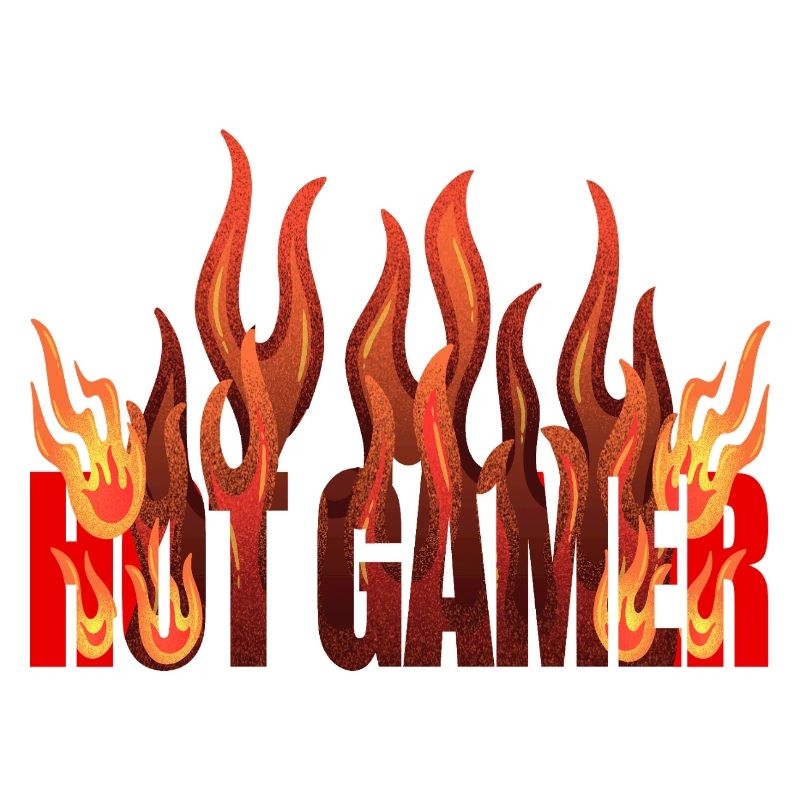 Hot Gamer Flame Design