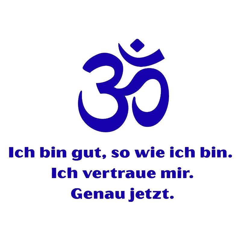 Om Symbol Selbstvertrauen Jetzt