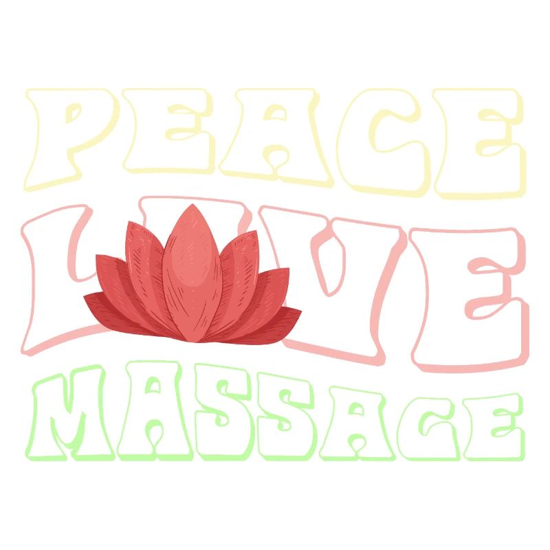 Frieden Liebe Massage Lotus