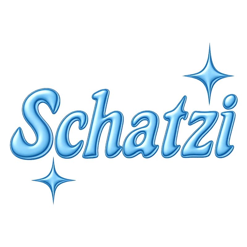 schatzi / Y2K-Design / blau